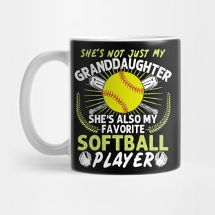 Granddaughter Softball Mug